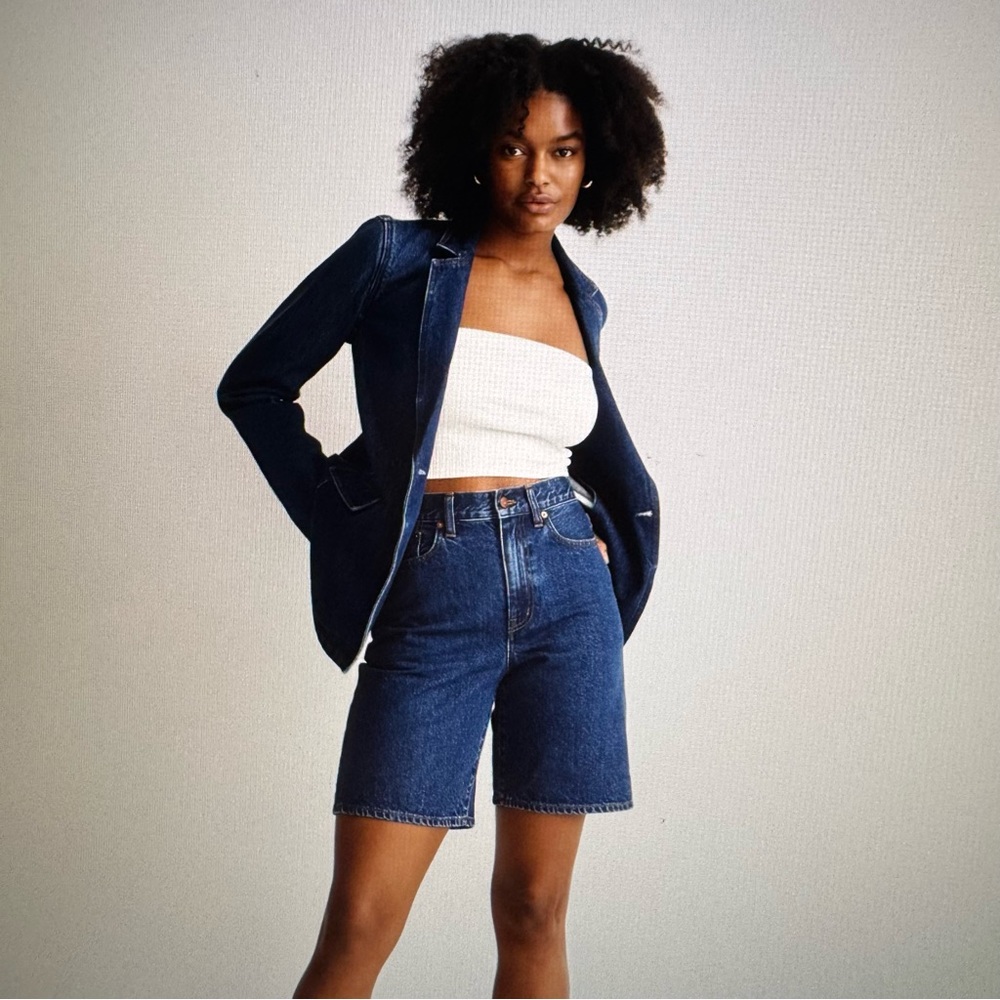 NWT Madewell Denim Blazer : Deardorff Wash : Small